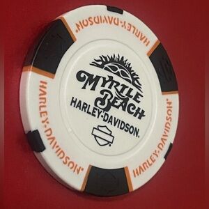 Harley- Davidson Motorcycles Myrtle Beach,SC Dealership Clay Poker Chip
